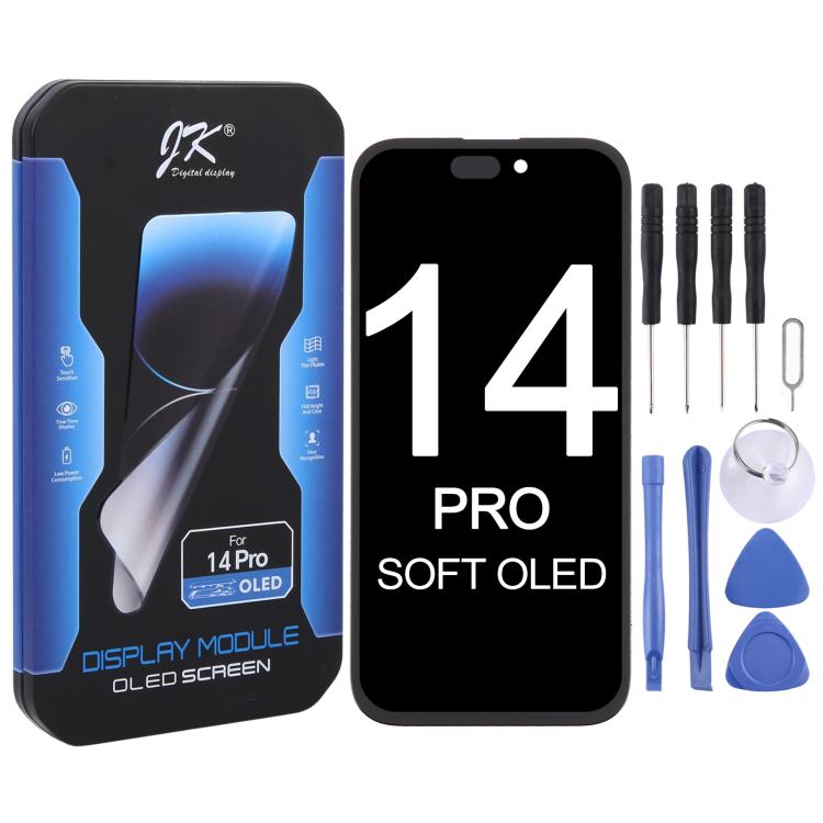 JK Soft OLED LCD Screen For iPhone 14 Pro, For iPhone 14 Pro For iPhone 14 Pro