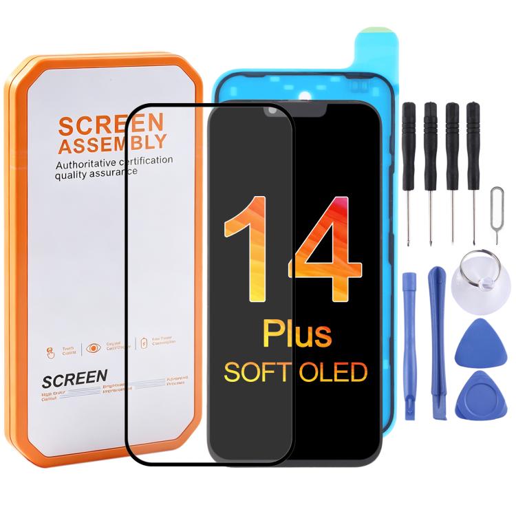 HXL Soft OLED Screen For iPhone 14 Plus, For iPhone 14 Plus For iPhone 14 Plus