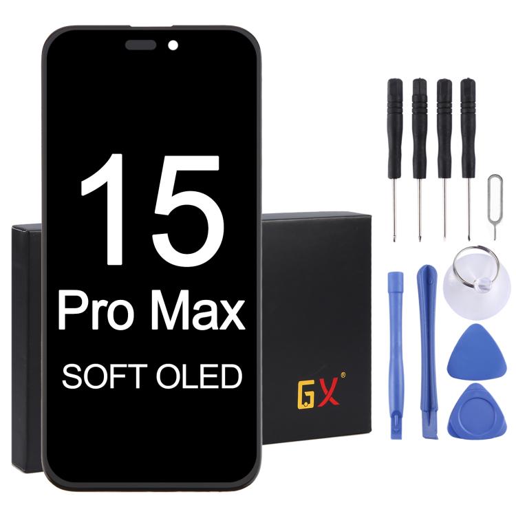 GX Soft OLED Screen For iPhone 15 Pro Max – Durable Build, Easy to Use, For iPhone 15 Pro Max(GX Soft OLED) For iPhone 15 Pro Max(GX Soft OLED)