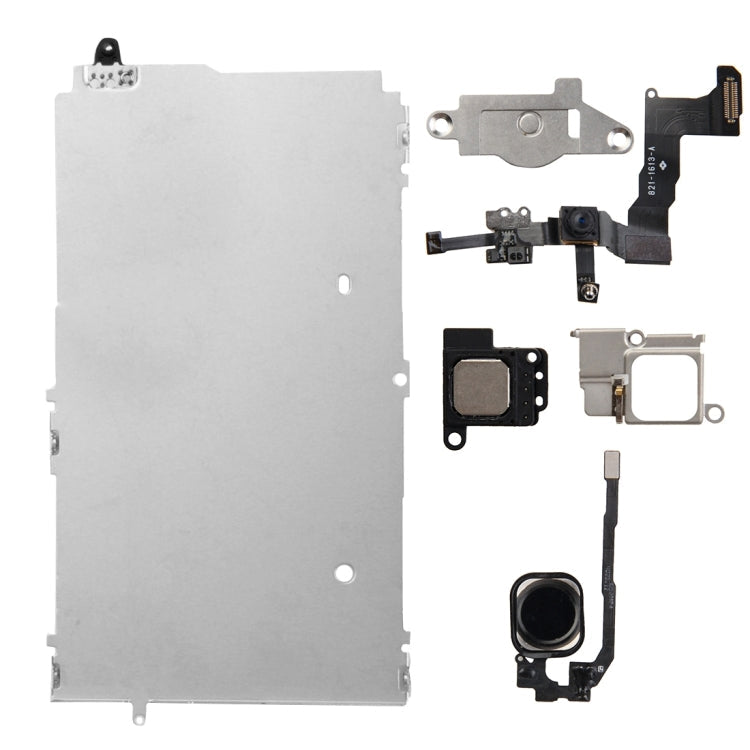 6 in 1 for iPhone 5s LCD Repair Accessories Part Set, For iPhone 5s (Black), For iPhone 5s (White) For iPhone 5s (Black) Black