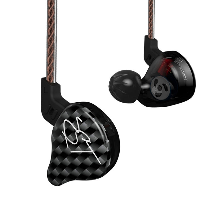 ZST Earphone – HiFi Bass Sound Carbon Fiber Black