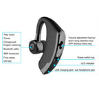V9 Bluetooth Headset – Business Handsfree Wireless Bluetooth Headset CSR 4.1 with Mic for...