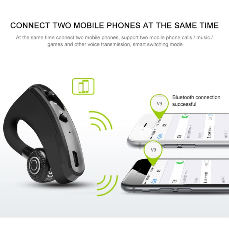 V9 Bluetooth Headset – Business Handsfree Wireless Bluetooth Headset CSR 4.1 with Mic for...