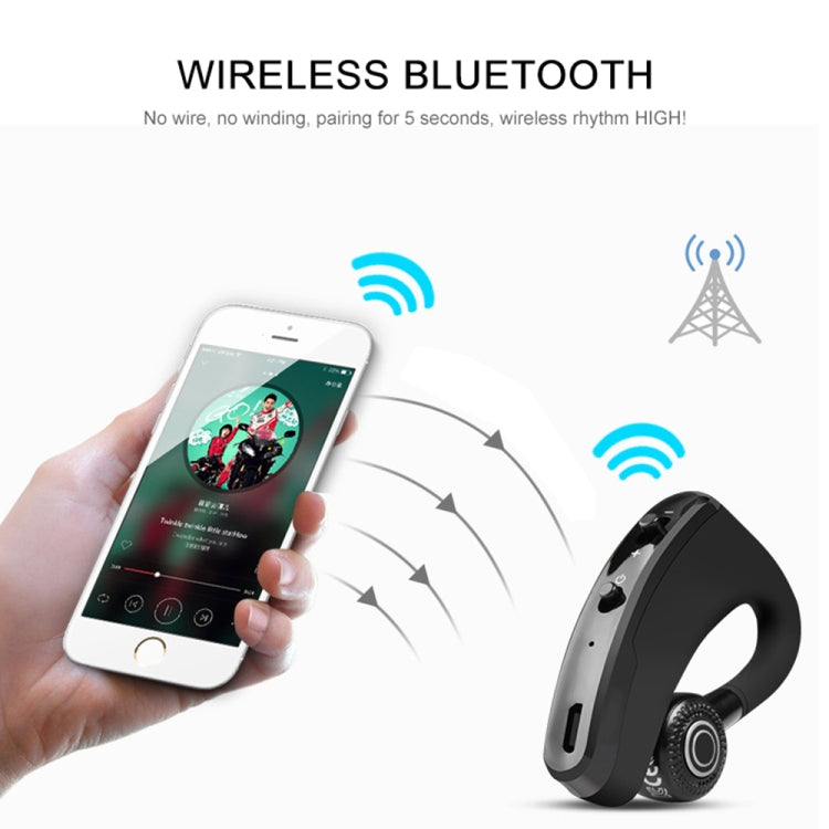 V9 Bluetooth Headset – Business Handsfree Wireless Bluetooth Headset CSR 4.1 with Mic for...
