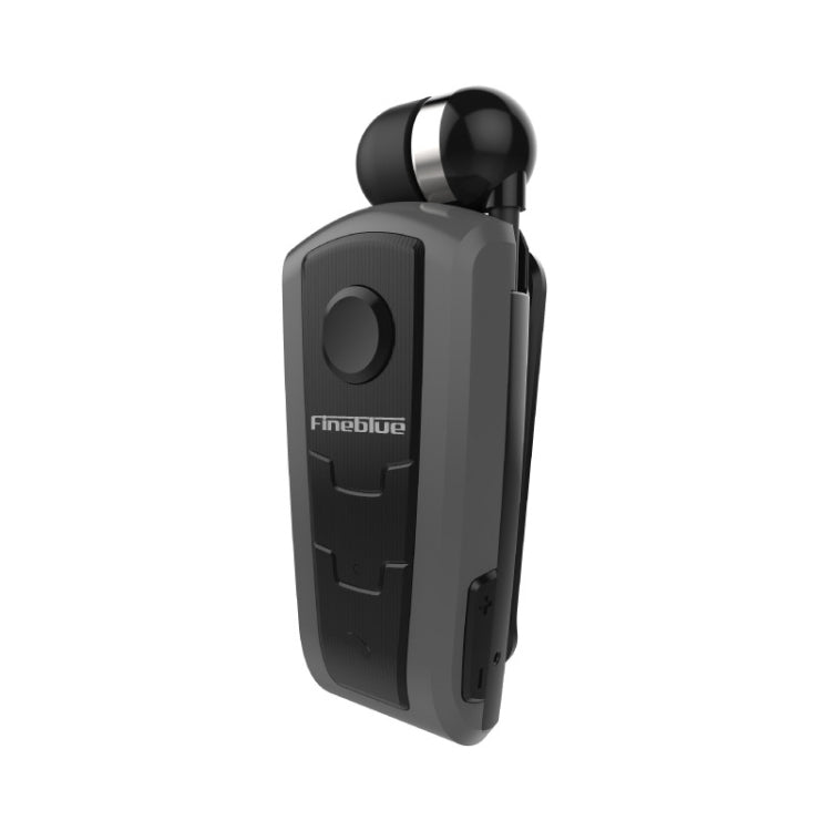 Bluetooth Headset – Fineblue F910 CSR4.1 Retractable Cable Caller Vibration Reminder... Grey