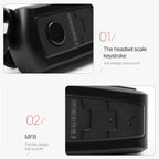 Bluetooth Headset – Fineblue F910 CSR4.1 Retractable Cable Caller Vibration Reminder...