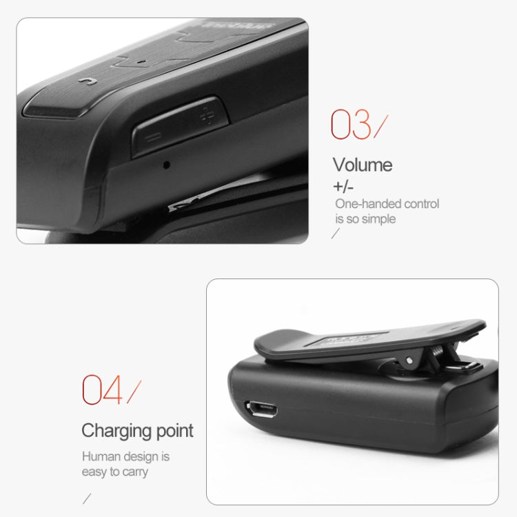 Bluetooth Headset – Fineblue F910 CSR4.1 Retractable Cable Caller Vibration Reminder...