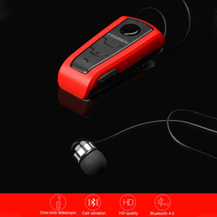 Bluetooth Headset – Fineblue F910 CSR4.1 Retractable Cable Caller Vibration Reminder...