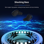 Q1 Bluetooth Earphones – Bluetooth 5.0, HiFi Bass Sound