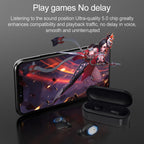 Q2 TWS Bluetooth 5.0 Binaural Stereo Wireless Sports Bluetooth Earphone – Bluetooth, TPU