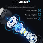 Q2 TWS Bluetooth 5.0 Binaural Stereo Wireless Sports Bluetooth Earphone – Bluetooth, TPU