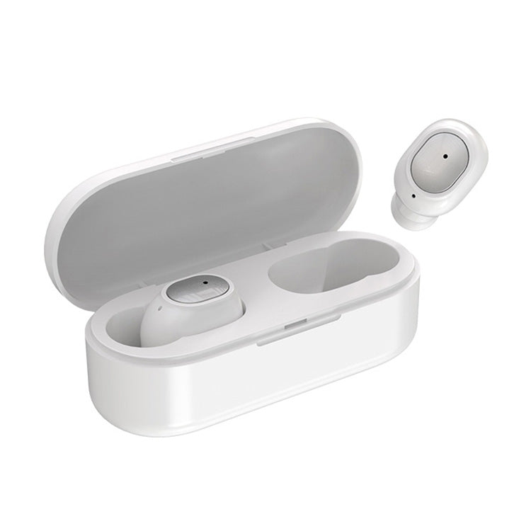 Q2 TWS Bluetooth 5.0 Binaural Stereo Wireless Sports Bluetooth Earphone – Bluetooth, TPU White