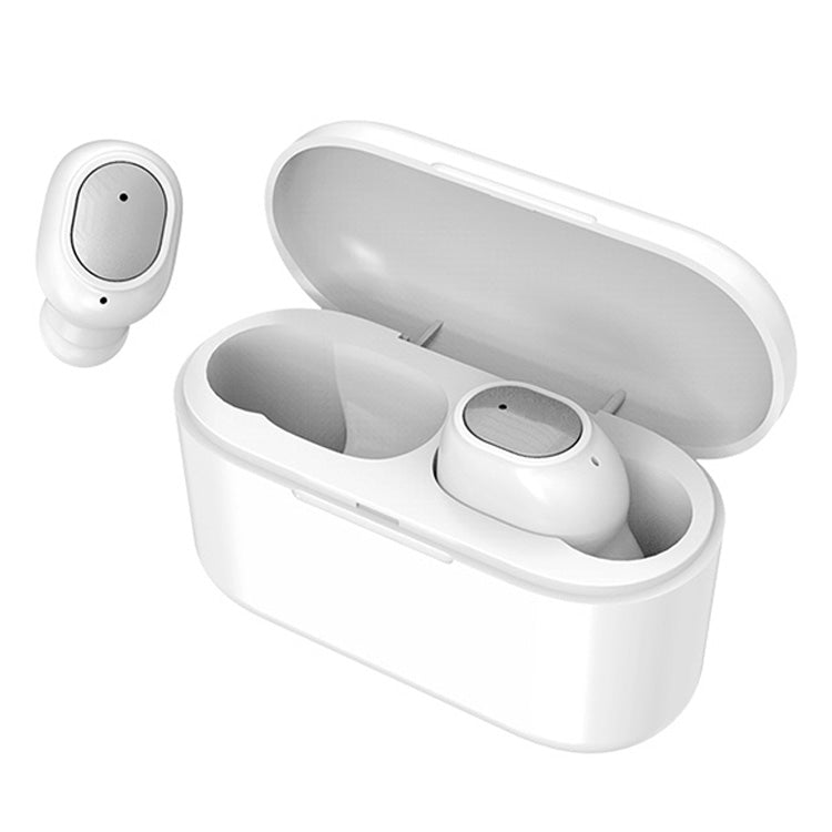 Q3 Bluetooth Earphones – Bluetooth 5.0, HiFi Bass Sound White