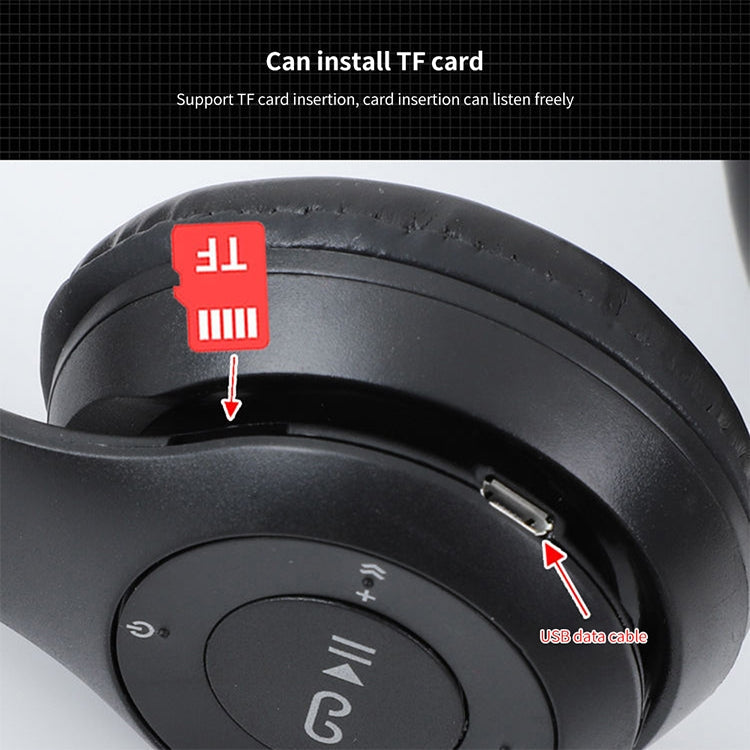 P47 Bluetooth Headphones – Foldable