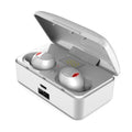 G10 TWS Bluetooth 5.0 Wireless Bluetooth Earphone with Charging Box, Support Digital Display & HD Call & Power Bank, G10 G10 White