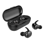 TWS-4 IPX5 Waterproof Bluetooth 5.0 Touch Wireless Bluetooth Earphone with Charging Box, Support HD Call & Voice Prompts, TWS-4 TWS-4 Black
