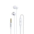 REMAX RM-208 In-Ear Stereo Sleep Earphone with Wire Control + MIC, Support Hands-free White
