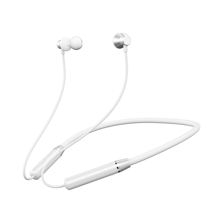 RB-S29 Earphone – Linton Series Memory Neckband V5.0 Bluetooth Wireless Earphone White