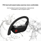 Q83 Wireless Ear-mounted Sports Bluetooth Earphone with Charging Box, Supports Three-screen LED Power Display & Power Bank, Q83