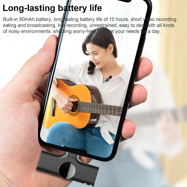 8 Pin Interface Live Broadcast Wireless Lavalier Microphone, 8 Pin – Durable Build, Easy to Use