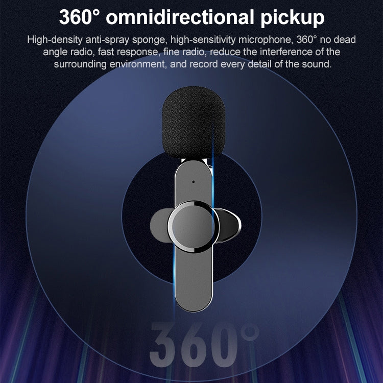 8 Pin Interface Live Broadcast Wireless Lavalier Microphone, 8 Pin – Durable Build, Easy to Use