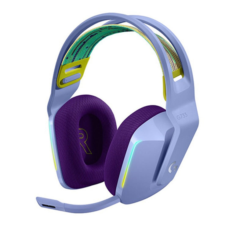 Logitech G733 LIGHT SPEED Wireless RGB Gaming Headset – Durable Build, Easy to Use Purple