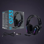 Logitech G733 LIGHT SPEED Wireless RGB Gaming Headset – Durable Build, Easy to Use