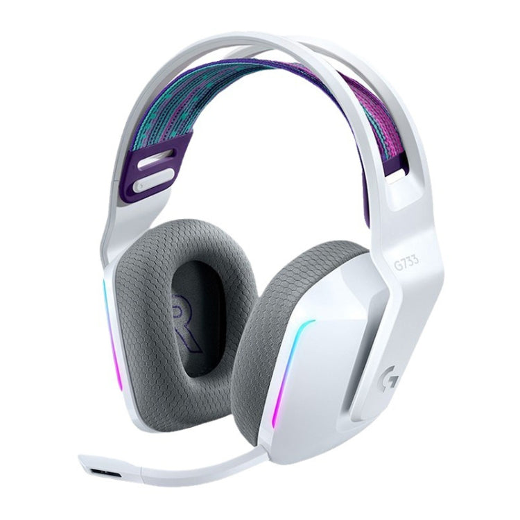 Logitech G733 LIGHT SPEED Wireless RGB Gaming Headset – Durable Build, Easy to Use Silver