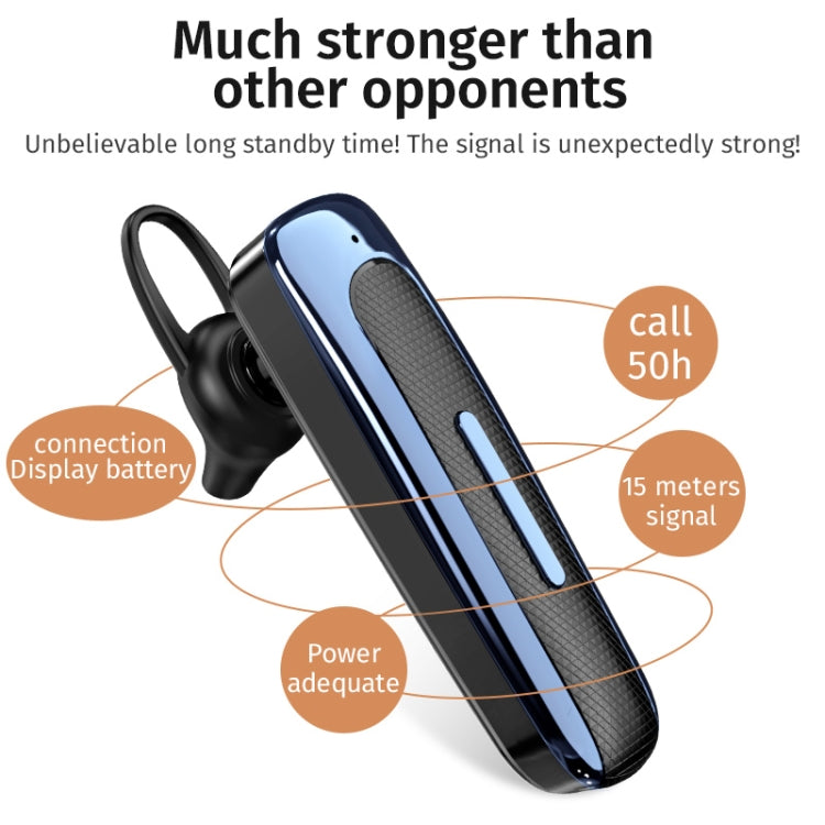 E1 Bluetooth Earphones – Smart Noise Reduction Unilateral Ear-mounted Bluetooth Earphone