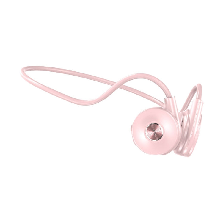 M-1 Bluetooth Earphones – Back-mounted Touch Noise Reduction Bone Conduction Bluetooth Earphone... Pink
