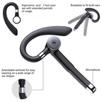 YYK-525 Bluetooth Earphones – Simple Version Single Rotatable Earhook Noise Reduction Call Business...