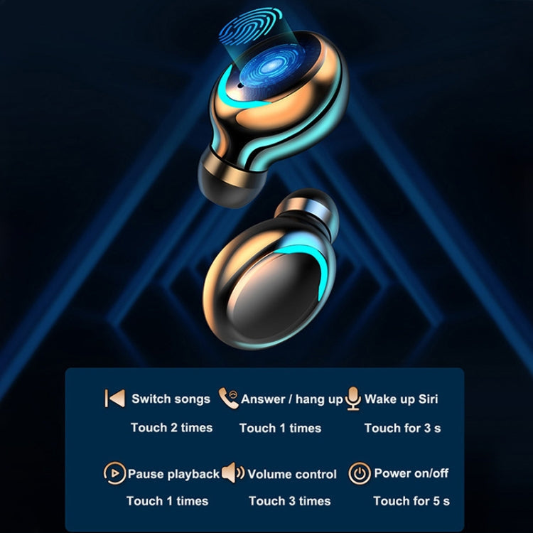 R11 Bluetooth Earphones – Mirror LED Light + Digital Display Noise Reduction Bluetooth Earphone,...
