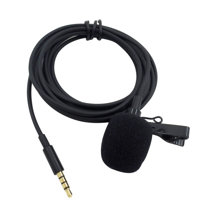 ZS0154 Recording Clip-on Collar Tie Mobile Phone Lavalier Microphone, Cable length: 2.5m, 2.5m – Durable Build, Easy to Use