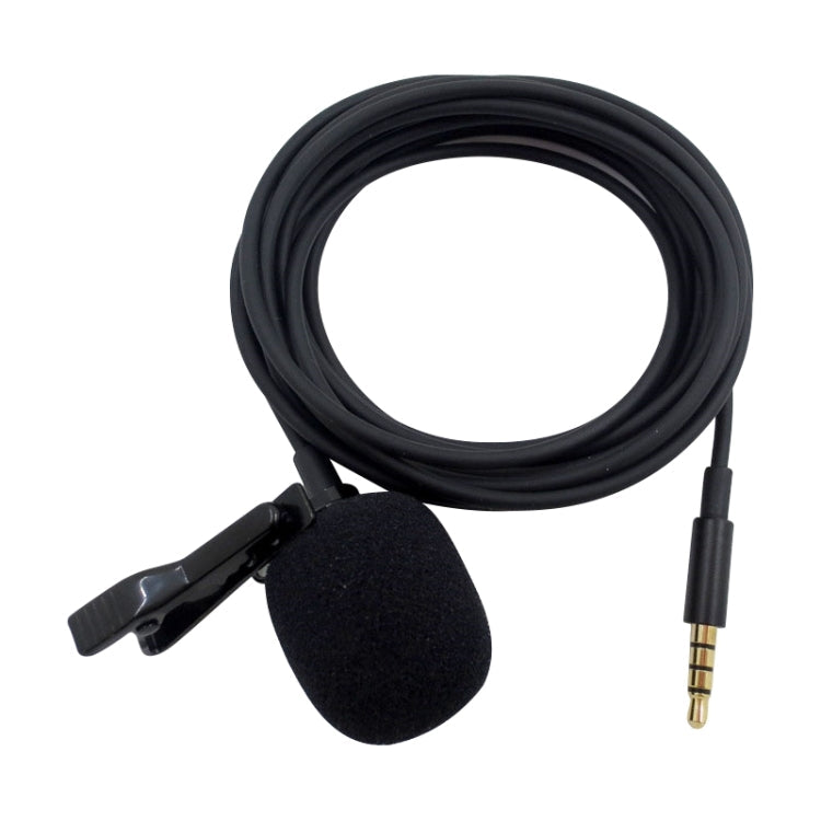 ZS0154 Recording Clip-on Collar Tie Mobile Phone Lavalier Microphone, Cable length: 2.5m, 2.5m – Durable Build, Easy to Use