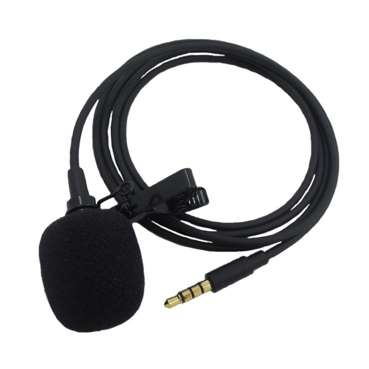 ZS0154 Recording Clip-on Collar Tie Mobile Phone Lavalier Microphone, Cable length: 2.5m, 2.5m – Durable Build, Easy to Use