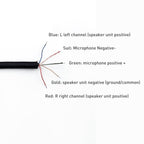 ZS0234 Headphone Audio Cable for Kingston Cloud, ZS0234 Black – Durable Build, Easy to Use