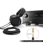 ZS0227 Headphone Dual 3.5mm Spring Audio Cable for Denon AH-D7100 7200 D600 D9200 5200 – Durable Build, Easy to Use