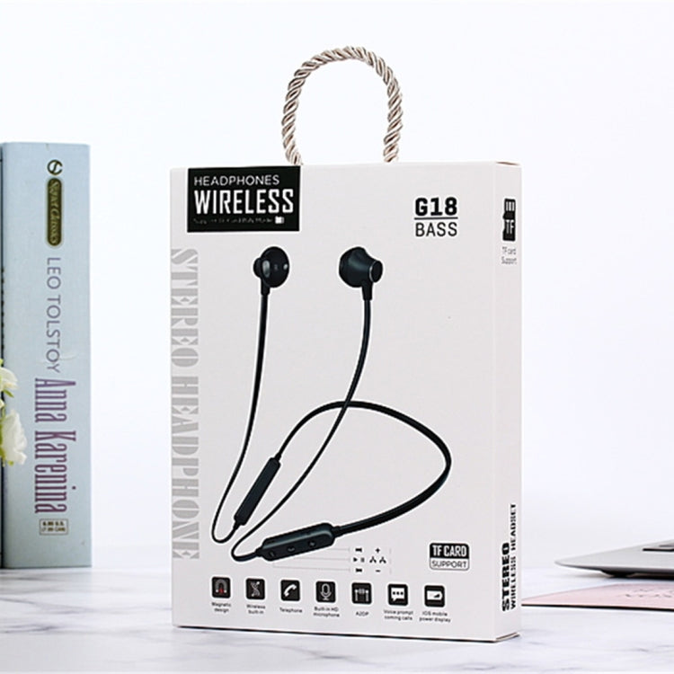 MG-G18 Bluetooth Earphones – Bluetooth 4.2 Sport Wireless Bluetooth Earphone, Support Card