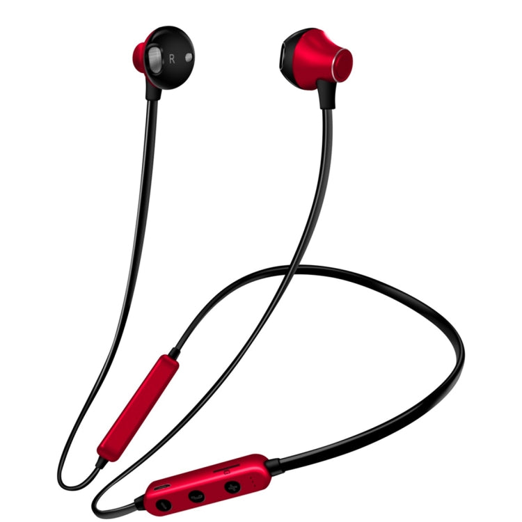 MG-G18 Bluetooth Earphones – Bluetooth 4.2 Sport Wireless Bluetooth Earphone, Support Card Black Red