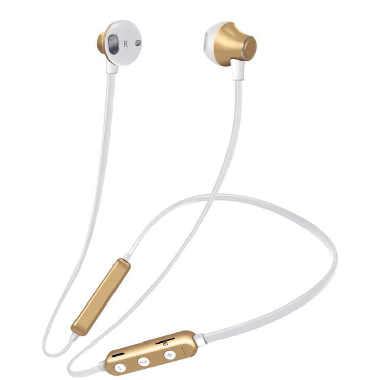 MG-G18 Bluetooth Earphones – Bluetooth 4.2 Sport Wireless Bluetooth Earphone, Support Card Gold