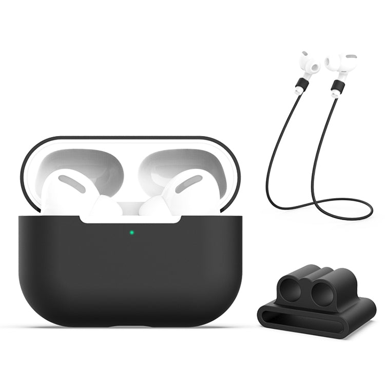 Protective Case – Silicone (AirPods Pro 3 in 1) Black