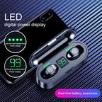 F9 Case – TWS V5.0 Touch Control Binaural Wireless Bluetooth Headset with...