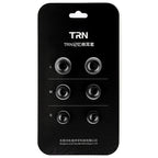 TRN Earphone Tips – Silicone Black