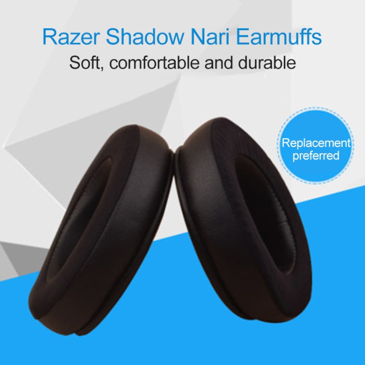 1 Pair Sponge Earmuffs Protective Case for RAZER Nari Headphone, for...