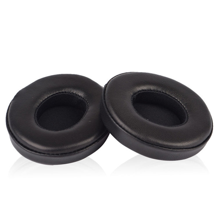 1 Pair Leather Headphone Protective Case for Beats Solo2.0 / Solo3.0, Wired Version Black