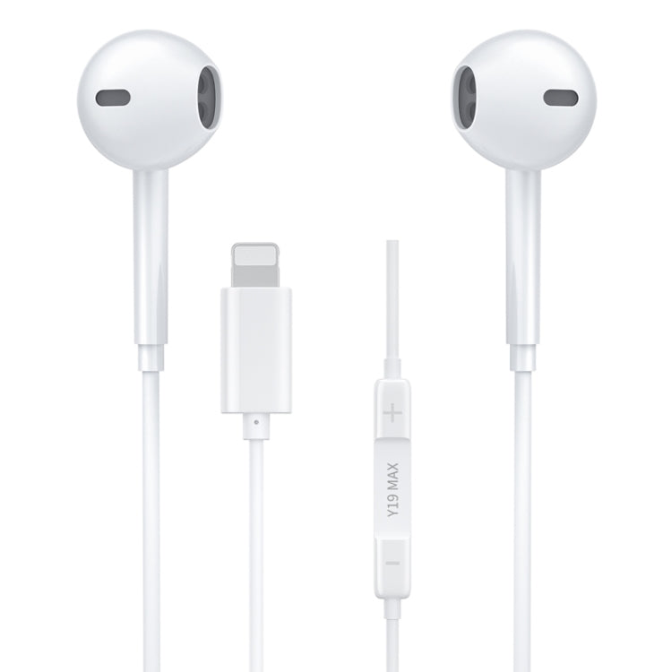WK Y19 MAX iDeal Series 8 Pin In-Ear HIFI Stereo Wired Earphone, Length: 1.2m, Y19 MAX Y19 MAX
