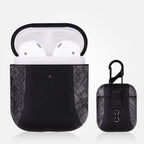 Protective Case – Shockproof, Leather (Apple AirPods 1) Grey