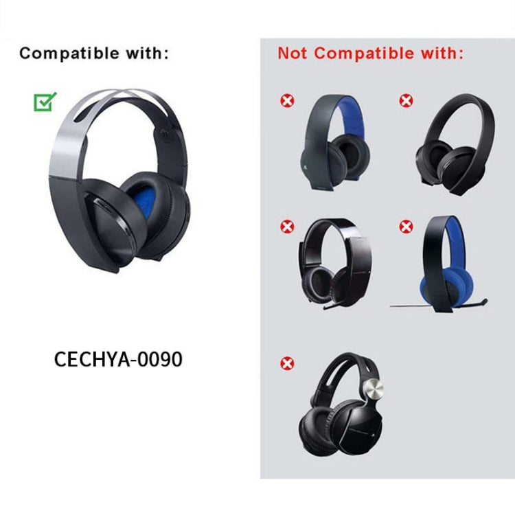 Headphone Cushion Cover – 2pcs For Sony PS4 7.1 PlayStation Platinum CECHYA-0090 Earphone Cushion...