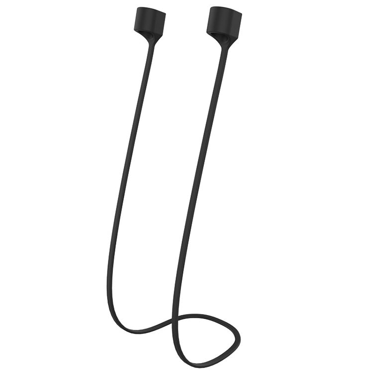 Wireless Bluetooth Headset Anti-lost Rope Magnetic Silicone Lanyard for Apple AirPods 1 / 2 – Lanyard, Magnetic, Bluetooth, For AirPods 1 / 2 For AirPods 1 2 Black