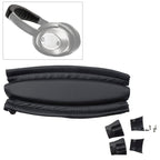 10 PCS For Bose QC2 / QC15 Headphone Head Beam Headgear Leather Cover with Plastic Parts + Screws, with Plastic Parts + Screws with Plastic Parts + Screws